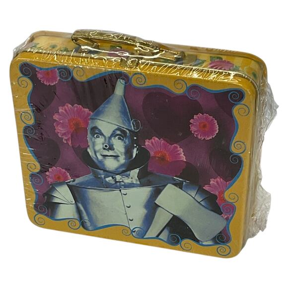 Vintage 1999 Tin Man Wizard of Oz Miniature Lunch Box Wicked Candy SEALED - Picture 2 of 7